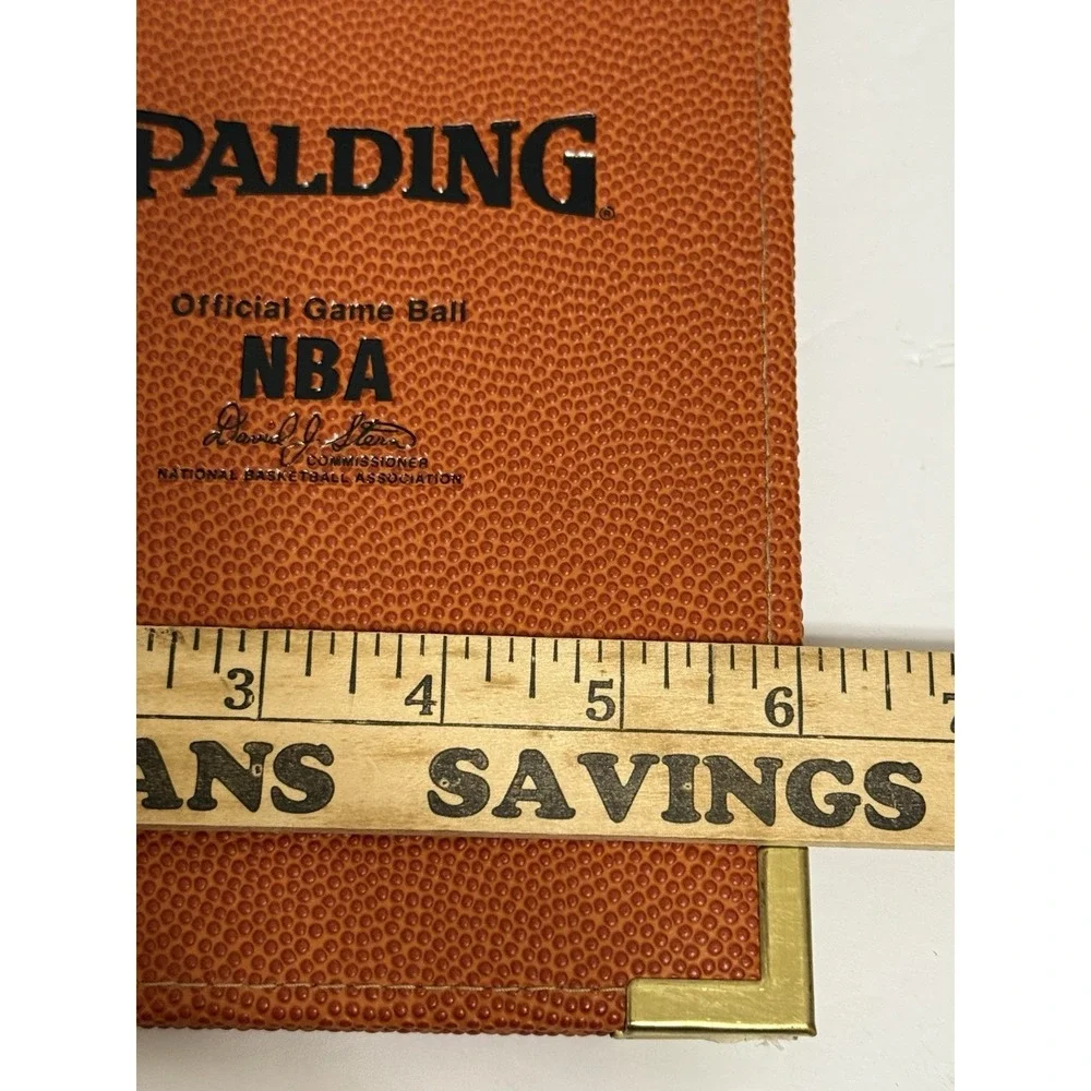 Spalding NBA Basketball Texture Folio Notepad‎ Holder Office Memo Pad Cover